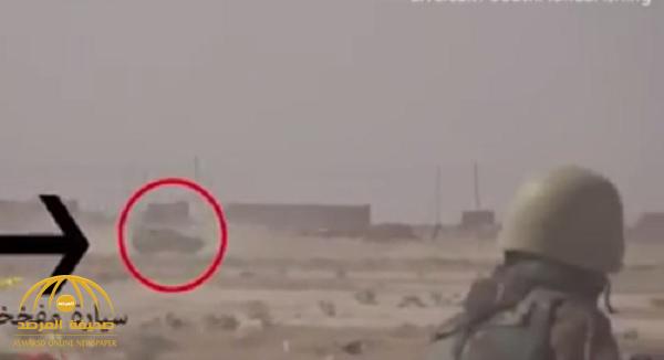 فيديو: شاهد.. داعشي آخر يخرج من سيارة مفخخة ويلوذ بالفرار خوفا من الموت!
