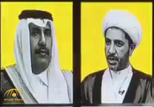 شاهد: مكالمة سرية بين رئيس وزراء قطر السابق وإرهابي بحريني!