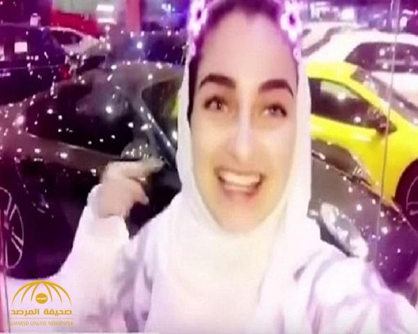 شاهد.. لحظة شراء أول فتاة سعودية سيارة " بنتلي" بعد قرار القيادة