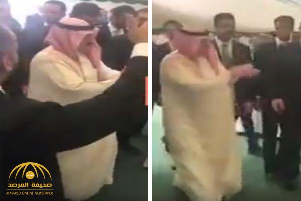 بالفيديو .. شاهد كيف تفاعل الأمير محمد بن نواف مع أهزوجة "يالله يا والي تنصر ملكنا" في بريطانيا