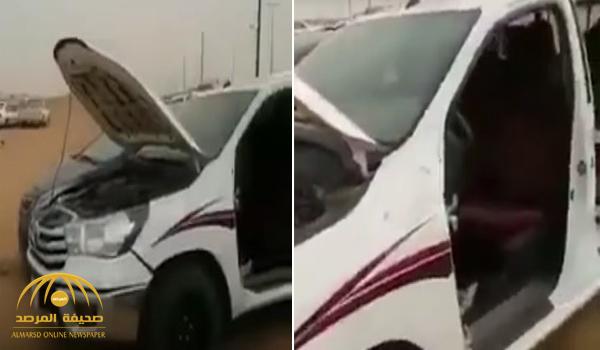 شرطة المنطقة الشرقية تطيح بـ 4 مواطنين متهمين بواقعة سرقة أجزاء من مركبة "حجز حفر الباطن"- فيديو