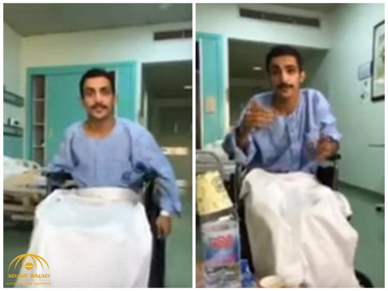 بعدما أكدوا استشهاده..بالفيديو:كيف عاد جندي سعودي انفجر فيه لغم بالحد الجنوبي إلى الحياة زحفاً على بطنه!