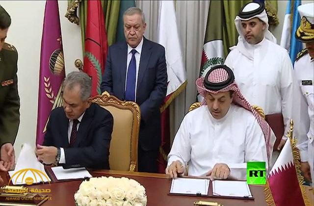 بالفيديو: وزير الدفاع الروسي يصل الدوحة في زيارة هي الأولى من نوعها ويوقع مع قطر اتفاقية عسكرية