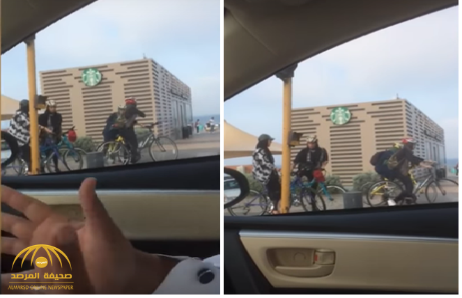 "جدة غير" .. بالفيديو : نساء يقدن الدراجات في كورنيش جدة !