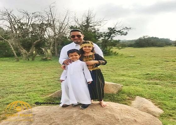شاهد.. صور مؤثرة للأمير الراحل منصور بن مقرن مع أبنائه بالزي العسيري