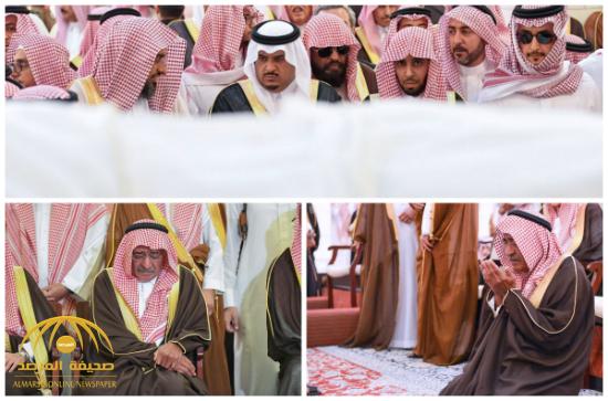 بالصور .. شاهد الأمراء وجموع من المواطنين يؤدون الصلاة على الأمير منصور بن مقرن