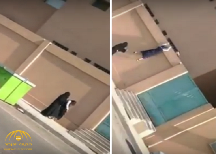 شاهد: فتيات بالمرحلة الثانوية يقفزن من فوق السور ويهربن من المدرسة!