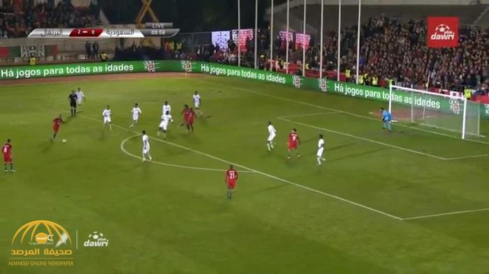 بالفيديو .. البرتغال يتغلب على المنتخب السعودي بثلاثة أهداف