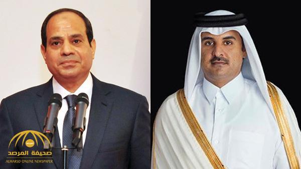 أمير قطر يغازل السيسي ببرقية عزاء .. وتغريدة قديمة تثير قطريين !