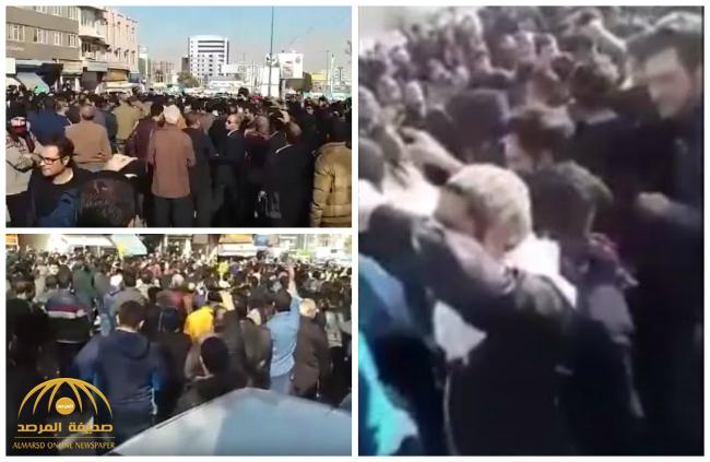 بالفيديو : استمرار المظاهرات ضد الحكومة في إيران بشعار الموت للديكتاتور و«خبز، عمل، حرية»