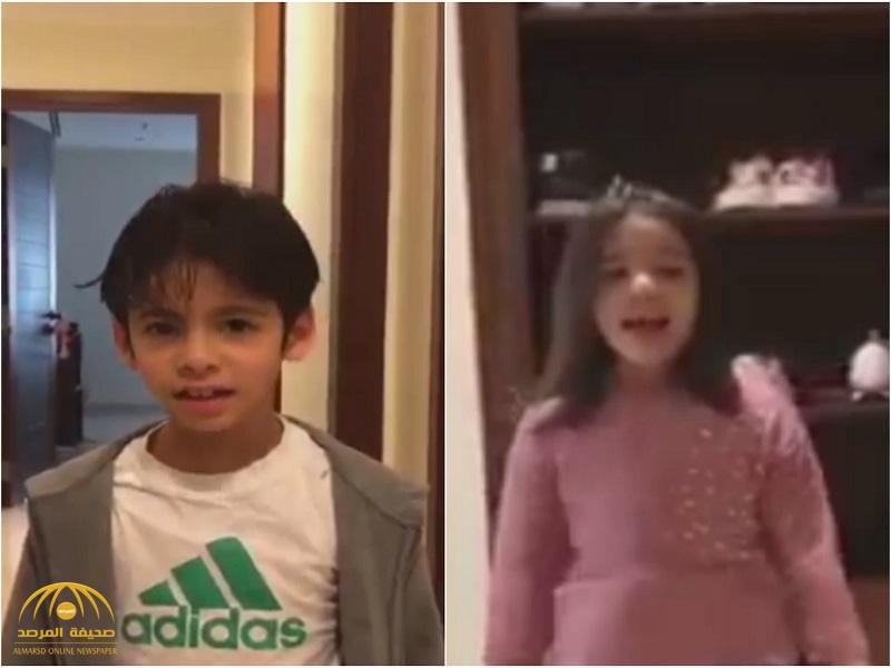 شاهد بالفيديو: ابنا البرازيلي "إلتون جوزيه" يغنيان النشيد الوطني السعودي.. وهكذا علّق!