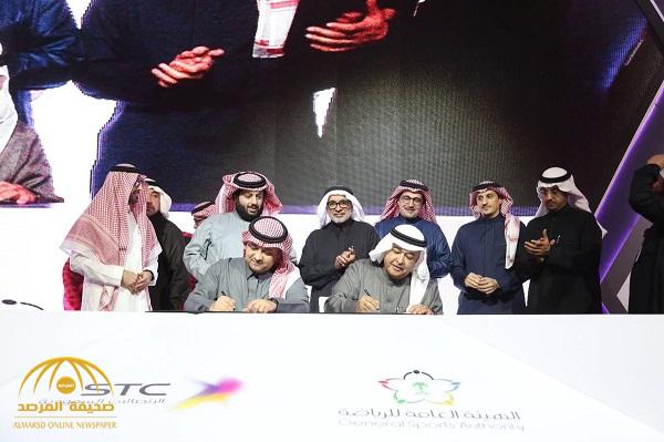 بالفيديو والصور .. تركي آل الشيخ يكشف عن قيمة عقد النقل التلفزيوني الجديد للدوري السعودي لكرة القدم