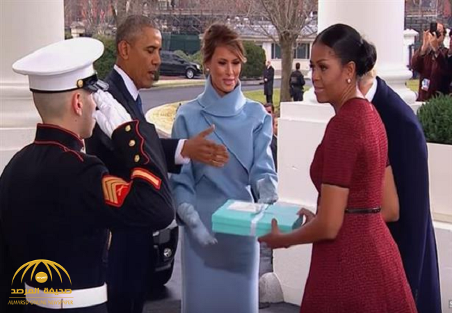 بعد مرور عام .. ميشيل أوباما تكشف عن هدية ميلانيا ترامب لها على أعتاب البيت الأبيض