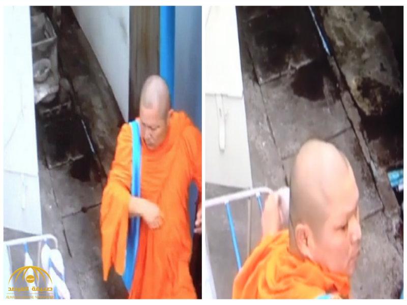 شاهد : "راهب تايلندي " يسرق سروال زوجة جاره !