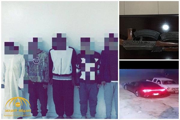 بعد تبادل لإطلاق النار ..شرطة الرياض تلقي القبض على عصابة من 5 أشخاص وتكشف عن جنسياتهم