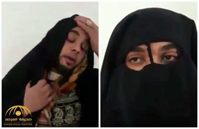 استغل "النقاب" للهروب .. شاهد .. لحظة القبض على داعشي في ليبيا حاول الفرار  بزي امرأة