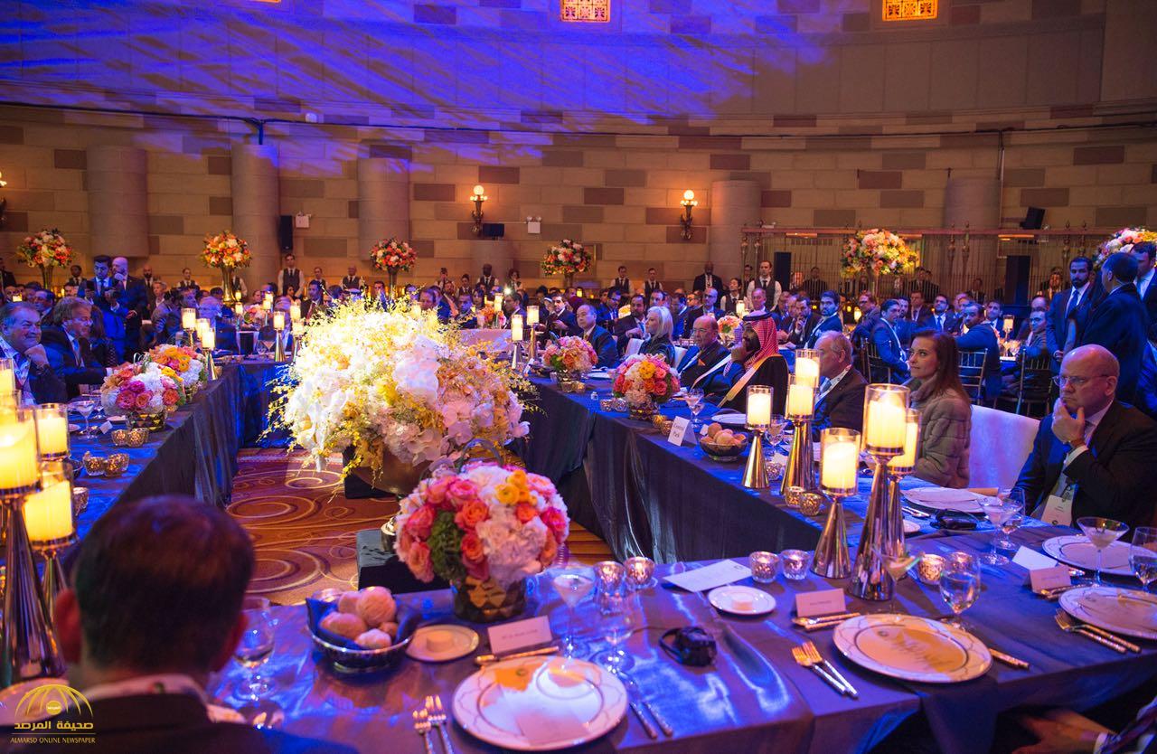 ولي العهد يشرف حفل عشاء  منتدى الأعمال السعودي الأمريكي-صور