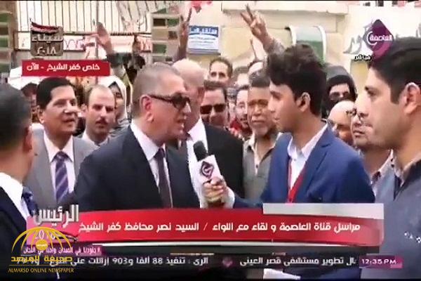 بالفيديو .. مسؤول مصري يشتم الممتنعين عن التصويت في انتخابات الرئاسة
