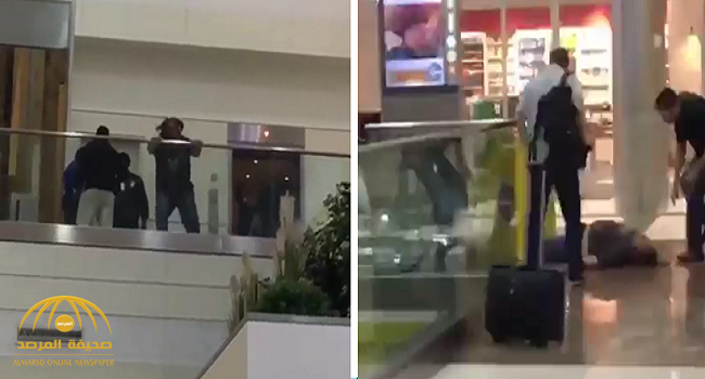 شاهد.. لحظة انتحار "نيجيري" أمام المسافرين داخل مطار أمريكي