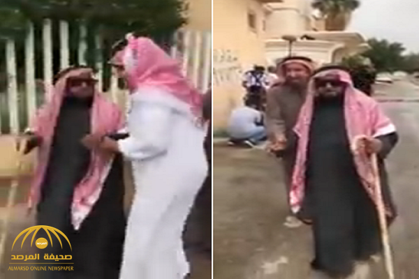 بالفيديو : مُسن يقطع تصوير أحد مشاهد مسلسل "بدون فلتر" في الشارع.. شاهد ردة فعل السدحان