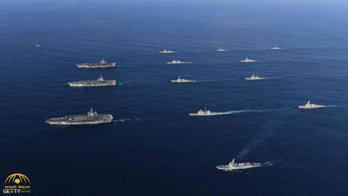 البحرية الأميركية تستعرض قوتها  بـ355 سفينة