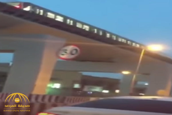 لأول مرة..  بالفيديو : قطار الرياض يبدأ الاختبارات التشغيلية ويسير في الشوارع