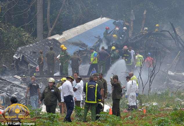 تحطم طائرة ركاب بوينغ 737 في مطار هافانا بكوبا بعد إقلاعها