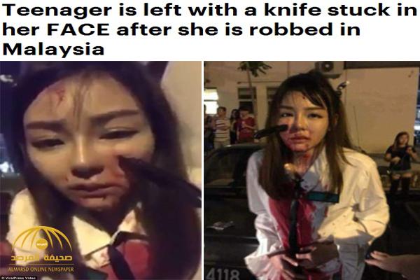 بالفيديو: العثور على فتاة ماليزية غارقة بدمائها و سكين مغروس في وجهها !