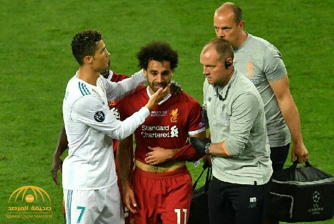 شاهد.. لحظة بكاء "محمد صلاح" عقب تعرضه لإصابة قوية في مباراة ليفربول وريال مدريد