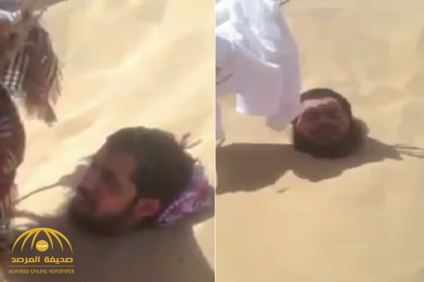 شاهد: أشخاص يدفنون أجسادهم عارية في الرمل تحت أشعة الشمس الحارقة!