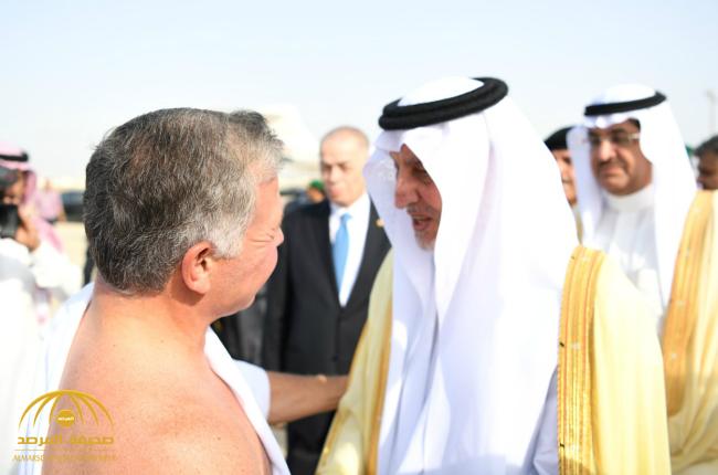بالصور: ملك الأردن يصل إلى جدة