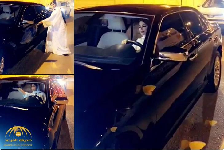 بالفيديو .. إعلامية سعودية توثق لحظة قيادتها السيارة لأول مرة في الرياض