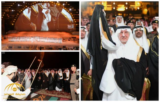 بالصور : الأمير خالد الفيصل يفتتح الدورة الثانية عشرة لسوق عكاظ