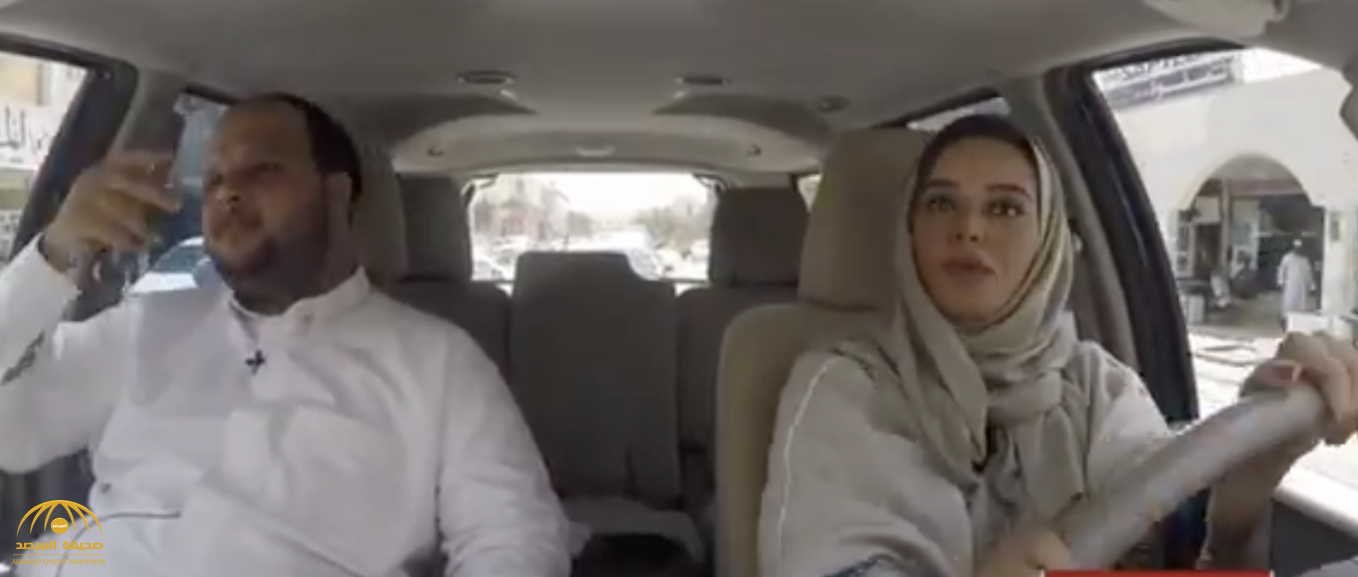 شاهد سائقة سعودية تنقل ركاب من موقف الكدادين بالرياض!