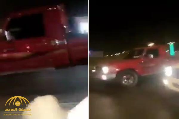 كاد المتحرشون أن يصطدموا بها .. بالفيديو : أول حالة تحرش بامرأة تقود سيارتها في المملكة