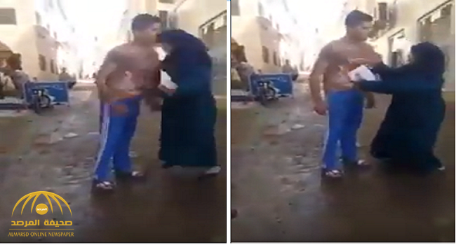 شاهد.. أم مصرية تنطح ابنها في وجهه بسبب رسوبه بالامتحان!