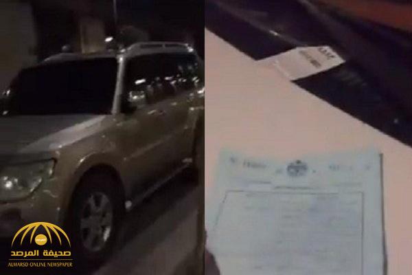 شاهد: المرور في الأردن يتعمد مخالفة السيارات السعودية ويتجاهل السيارات الأردنية!