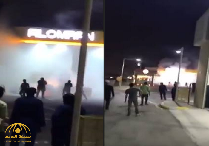 فيديو : اشتعال النيران في محطة وقود بالرياض.. وشاهد عيان يروي تفاصيل الحادث!