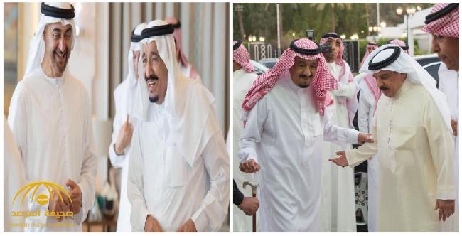 خادم الحرمين يتلقى اتصالين من ملك البحرين وولي عهد أبو ظبي