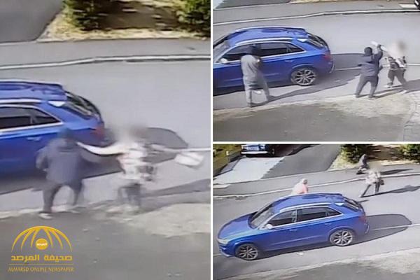 بالفيديو .. شاهد كيف تصدت امرأة خمسينية لـ "لصوص" حاولوا سرقة سيارتها الفارهة في بريطانيا
