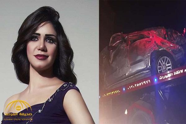 حادث مروع للفنانة المصرية "إيناس عزالدين" .. وزميلتها تروي التفاصيل : " السيارة انقلبت 18 مرة " - صور
