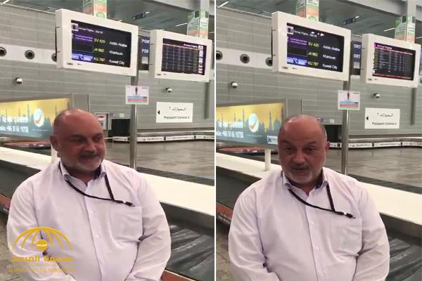 فيديو.. ماذا قال أول مسؤول إيراني لحظة وصوله مطار جدة .. وهذا ما كشفه عن عدد حجاج إيران القادمين للمملكة