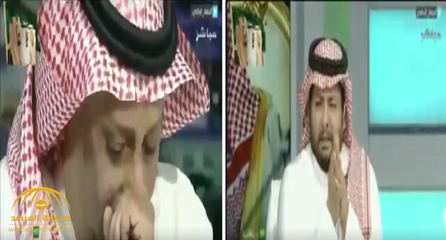 شاهد.. بكاء إعلاميان على الهواء بعدما تفاجأ  بوفاة خالد قاضي
