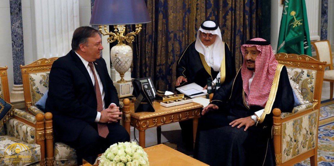 بالصور: خادم الحرمين الشريفين يلتقي وزير الخارجية الأميركي مايك بومبيو في الرياض‬⁩