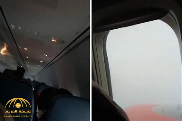 صراخ ودعاء وتكبير .. شاهد : اللحظات الأخيرة من داخل الطائرة الإندونيسية المنكوبة قبل تحطّمها
