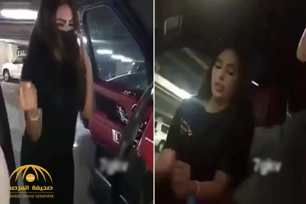 شاهد .. الفاشينيستا الكويتية "فوز الفهد" في وصلة رقص أثناء قيادتها السيارة