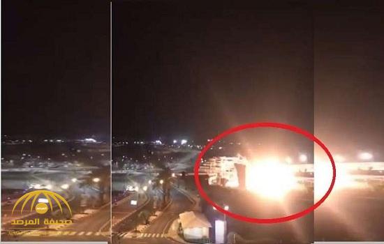 شاهد.. لحظة سقوط الصاروخ الذي أطلق من غزة على عسقلان