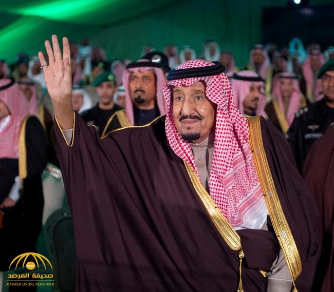 بالفيديو والصور : خادم الحرمين يُشرف حفل استقبال أهالي منطقة تبوك
