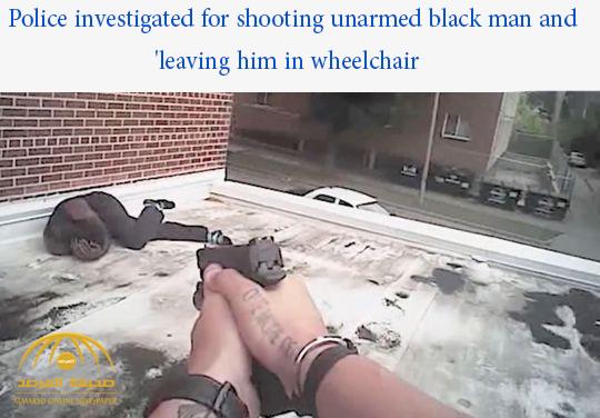 ترجمة حصرية .. شاهد : شرطي أمريكي يوجه ثلاث طلقات من مسدسه إلى شاب أعزل
