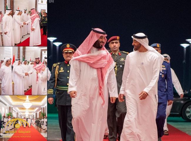 بالصور: ولي العهد يغادر دولة الإمارات العربية المتحدة